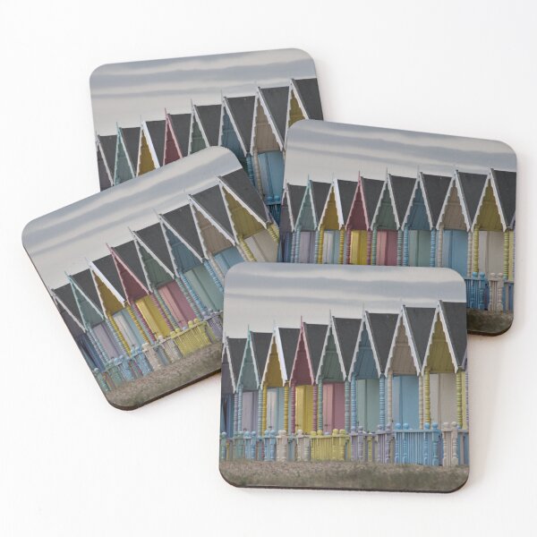 Item preview, Beach huts Mersea Island at sunset designed and sold by Emma  Amies.