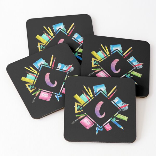 Item preview, Back To School Personalized Monogram Letter C designed and sold by MysticMagpie.