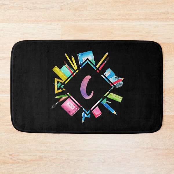 Item preview, Back To School Personalized Monogram Letter C designed and sold by MysticMagpie.