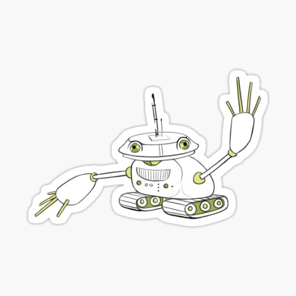 metal frog Sticker