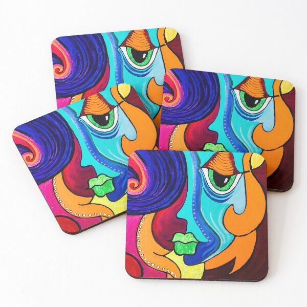 Item preview, Abstract Woman's Face designed and sold by RedRoofStudio.