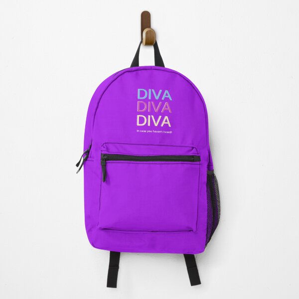 Diva Diva Diva Did you Know Backpack