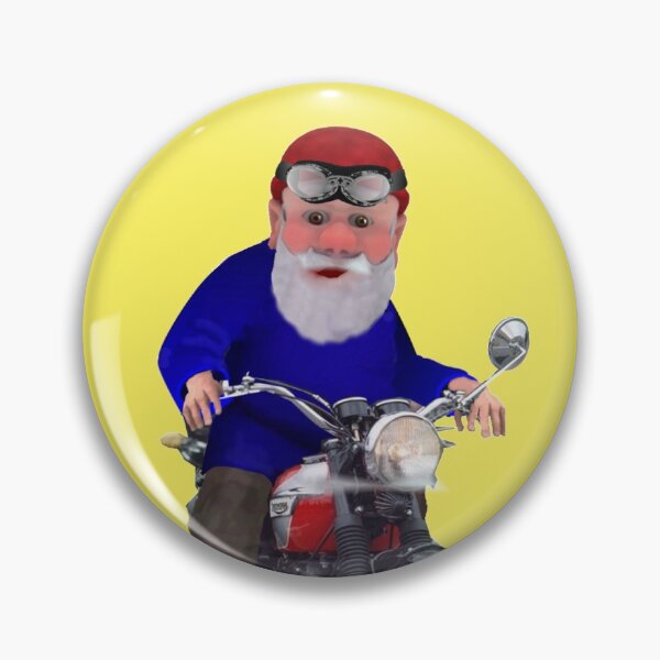 Item preview, Noggin on a motorbike designed and sold by Angela Winstanley.