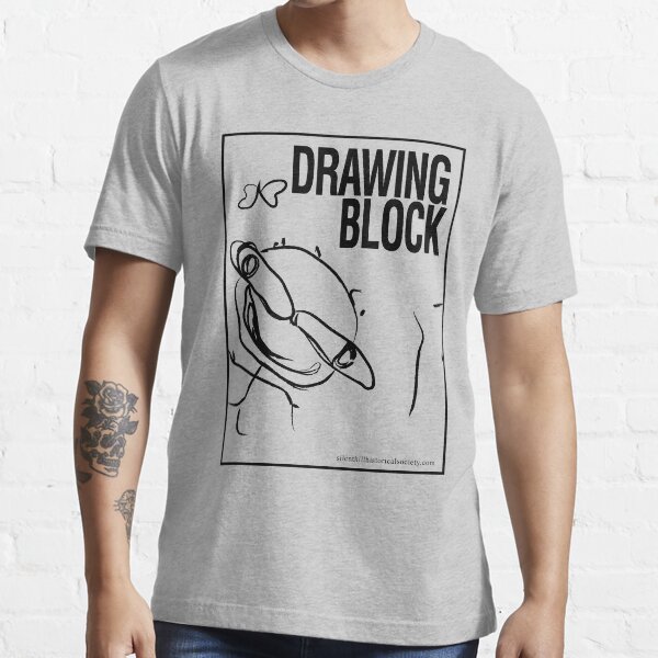 Cheryl's Drawing Block - Black Essential T-Shirt