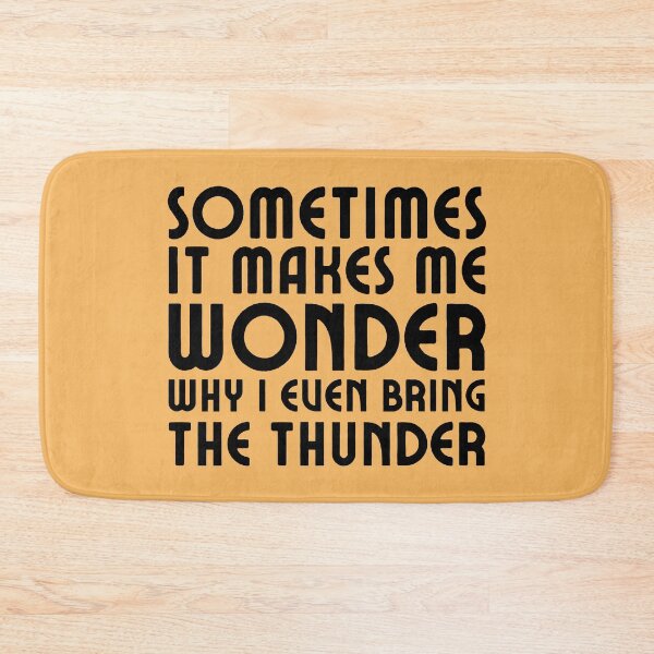 Item preview, Sometimes it makes me wonder (black text) designed and sold by Ofeefee.