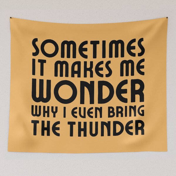 Item preview, Sometimes it makes me wonder (black text) designed and sold by Ofeefee.