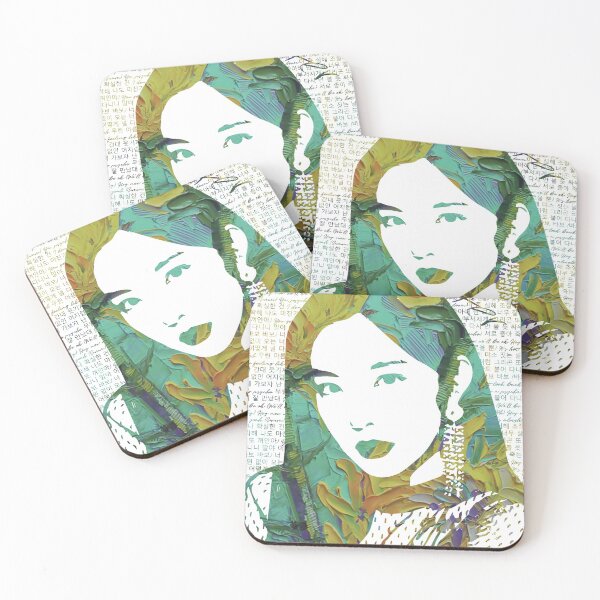Item preview, Irene Monster Red Velvet Linoprint Impasto Ver. designed and sold by taeleesa.