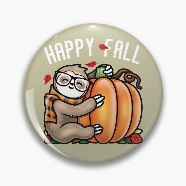 Item preview, Happy Fall Sloth Pumpkin designed and sold by pablomendoza.