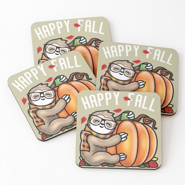 Item preview, Happy Fall Sloth Pumpkin designed and sold by pablomendoza.