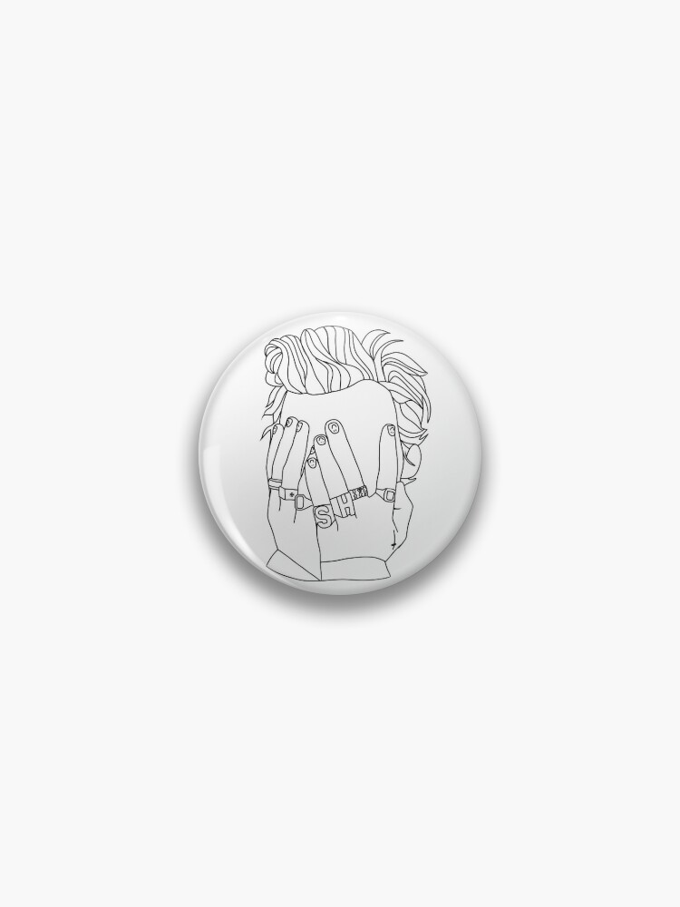 Tyler the Creator Photoshoot Simplistic Drawing Pin for Sale by 420igor