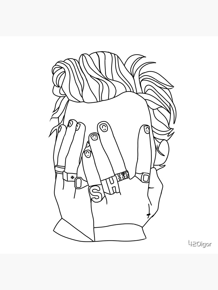 Captivating Harry Styles Coloring Pages for Fans at GBcoloring