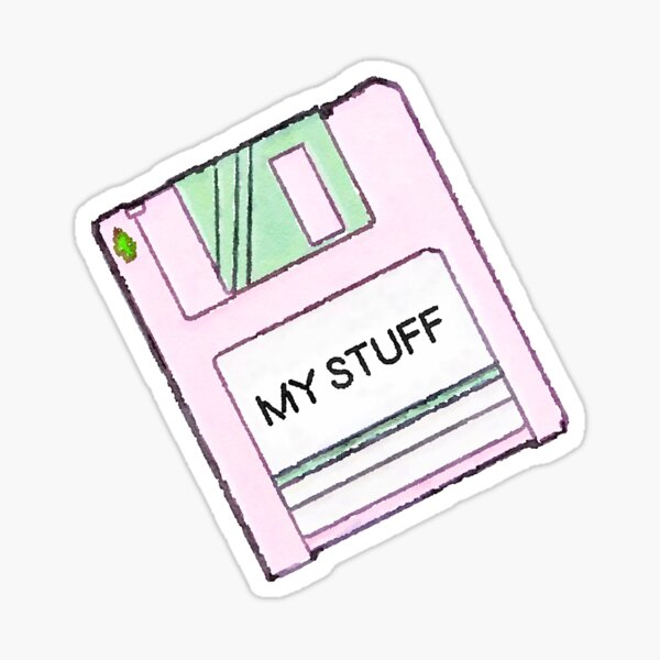 Item preview, My Stuff - Floppy Disk designed and sold by sillybanana.