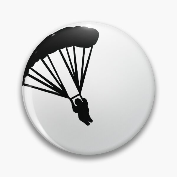 Item preview, Parachutist parachute skydiving designed and sold by BaristaRebel.