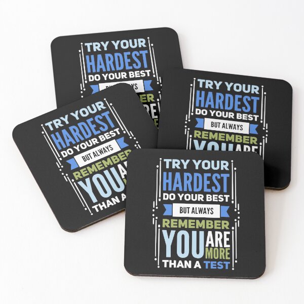 Item preview, Testing Teacher Exam Test Day - Try Your Hardest designed and sold by Sandra78.
