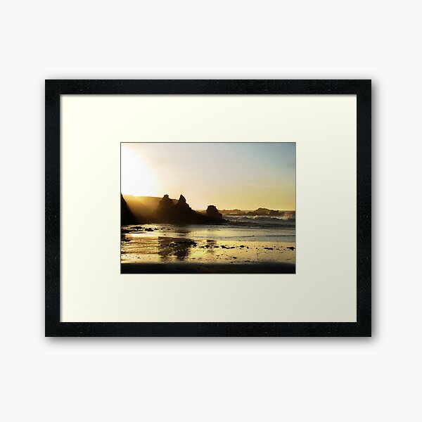 Mendocino Sunset Framed Art Print