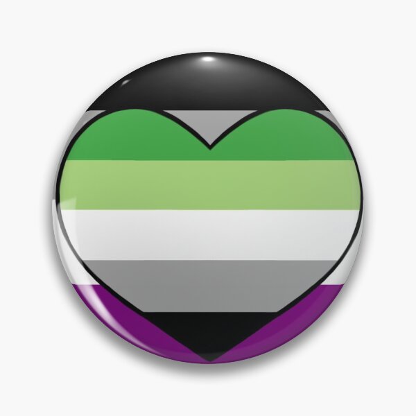 Item preview, Aromantic Asexual Flag designed and sold by BobaPuma.
