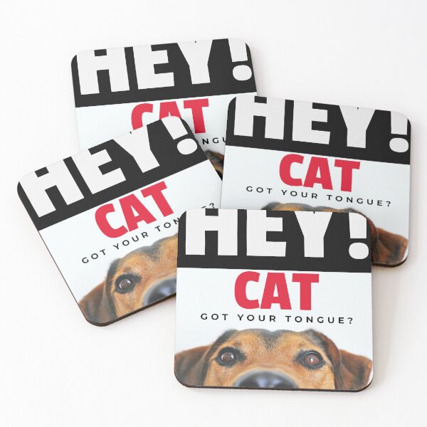 Item preview, HEY!CAT GOT YOUR TONGUE? designed and sold by EsmoozyDMaestro.