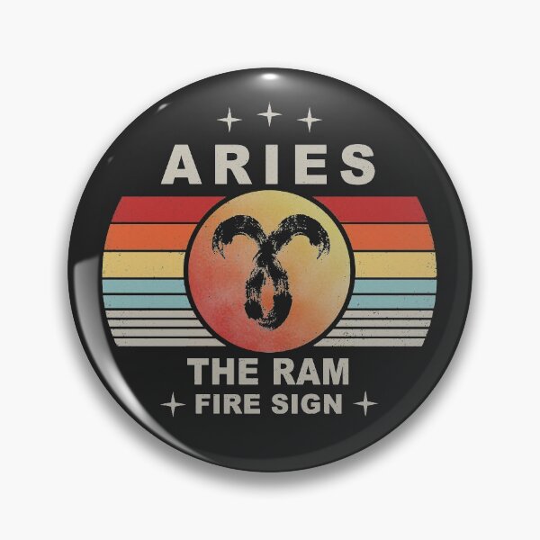 Item preview, Aries Fire Sign Astrology Zodiac Retro Vintage Element designed and sold by RynTheArtist.