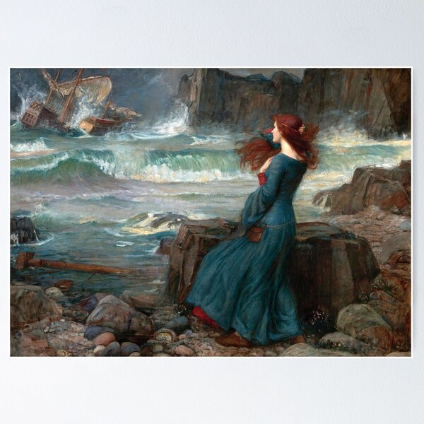 Item preview, Miranda - John William Waterhouse - 1916 designed and sold by CJET.
