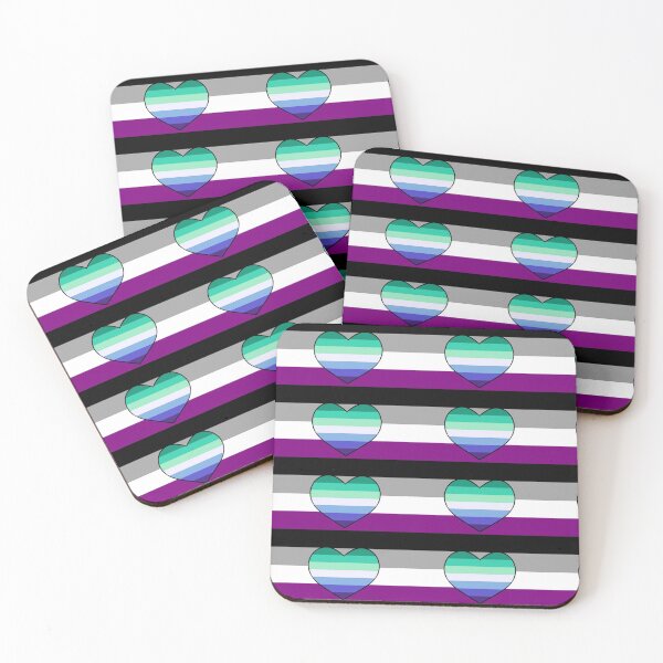 Item preview, Homoromantic Asexual Flag designed and sold by BobaPuma.