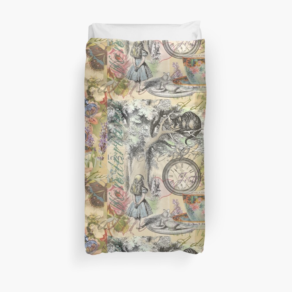 Cheshire Cat Alice in Wonderland Duvet Cover