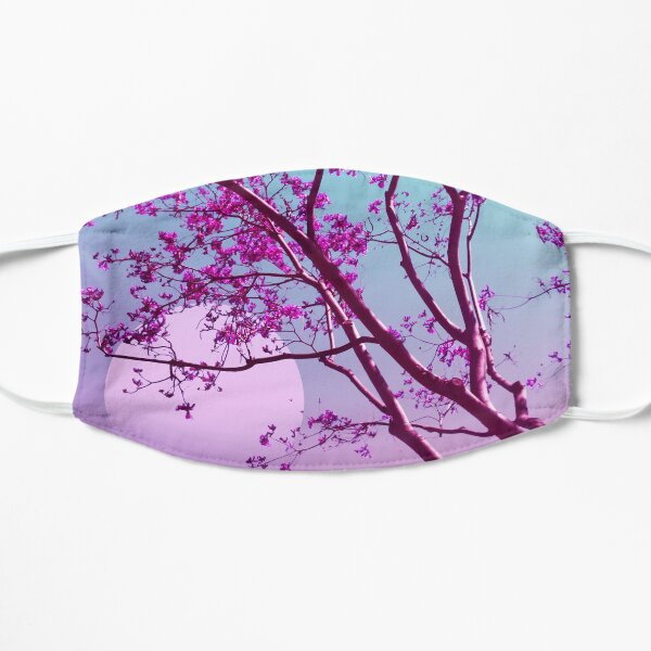 Lost in Blossom (Prints, T-shirts, Accessories) Flat Mask