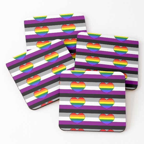 Item preview, LGBT Asexual Flag designed and sold by BobaPuma.