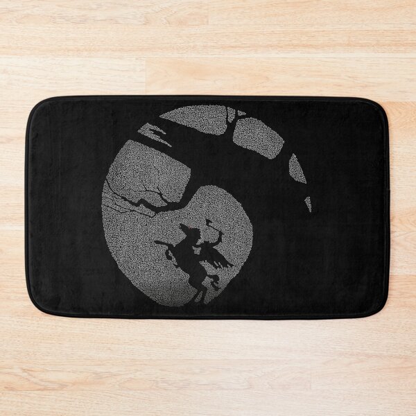 Item preview, Moonlight Headless Horseman poster from Tim Burton's Sleepy Hollow movie made up of small curved shapes designed and sold by AmoebaLine.