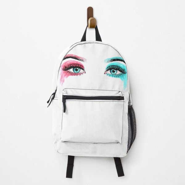 Item preview, Blue Pink Makeup Eyes Quinn Crazy Girl Glitter  designed and sold by Jolly-Yosei.