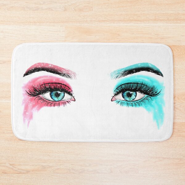 Item preview, Blue Pink Makeup Eyes Quinn Crazy Girl Glitter  designed and sold by Jolly-Yosei.