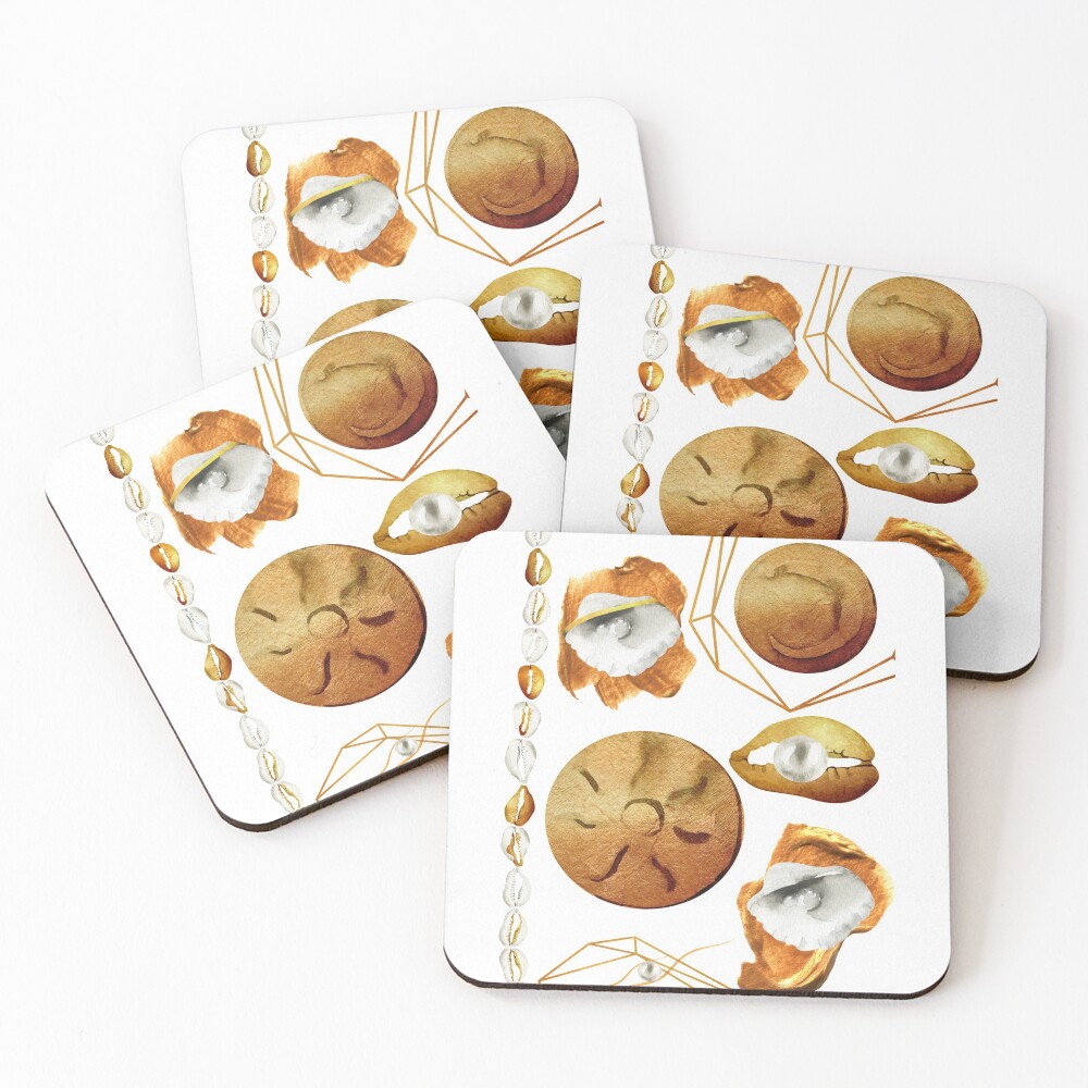 Item preview, Coasters (Set of 4) designed and sold by ElenaDanilo.