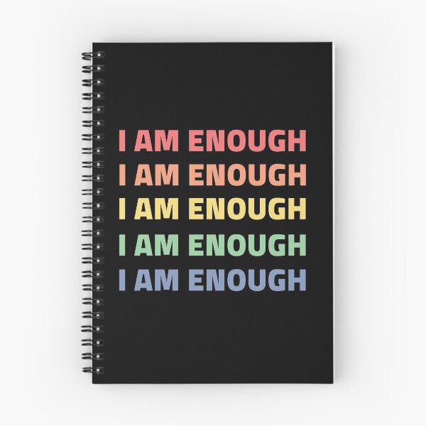 Item preview, I am enough rainbow designed and sold by RetroPrints.
