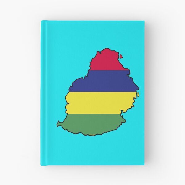 Item preview, Mauritius Map with Mauritian Flag designed and sold by Havocgirl.
