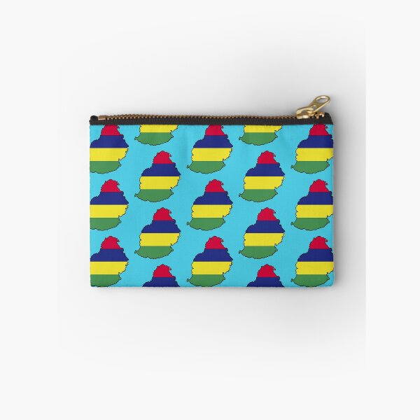 Item preview, Mauritius Map with Mauritian Flag designed and sold by Havocgirl.