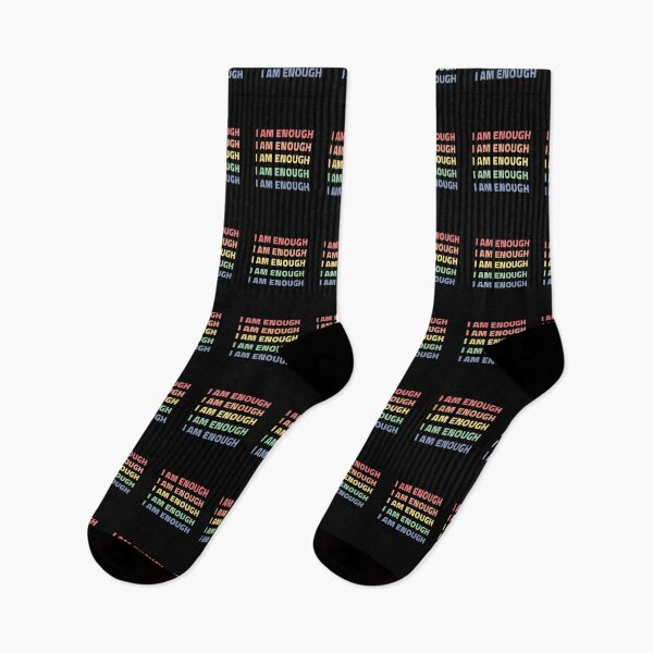 Item preview, I am enough rainbow designed and sold by RetroPrints.
