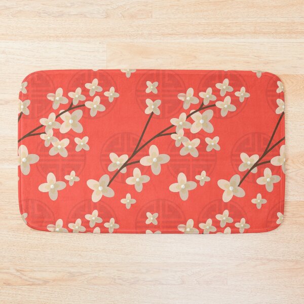 Item preview, Japanese Kimono Flowers pattern designed and sold by WelcomeToJapan.