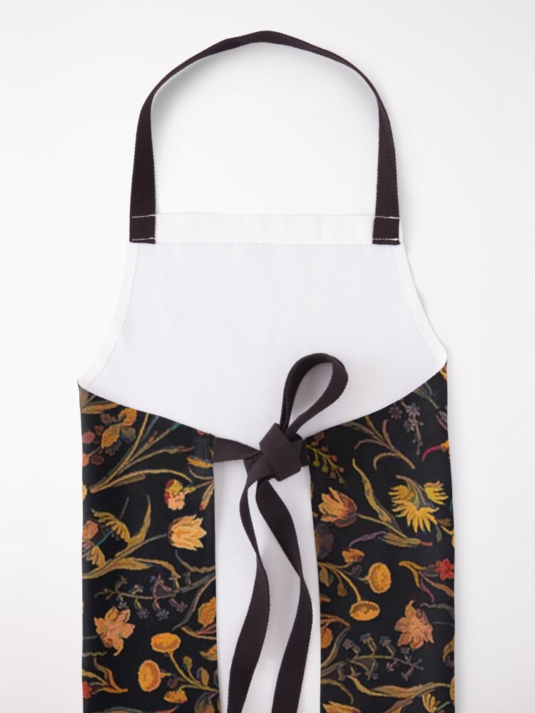 Thumbnail 5 of 6, Apron, Midnight Floral designed and sold by epitomegirl.