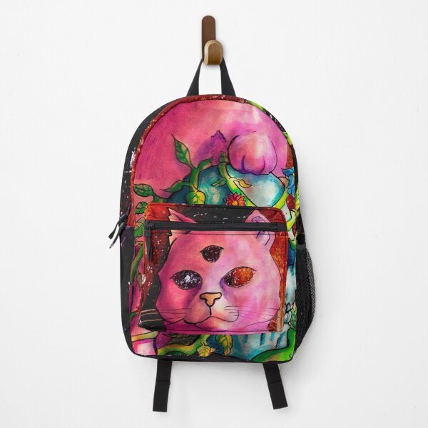 Item preview, Cosmic Cat, animal art print, cat poster, psychedelic cat designed and sold by AlePsychedelic.