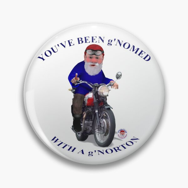 Item preview, Noggin on a motorbike designed and sold by Angela Winstanley.