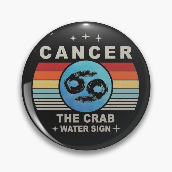 Item preview, Cancer Water Sign Astrology Zodiac Retro Vintage Element designed and sold by RynTheArtist.