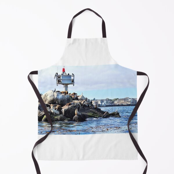 Item preview, Monterey bay seals ocean waves nature canvas prints designed and sold by charmingthreads.