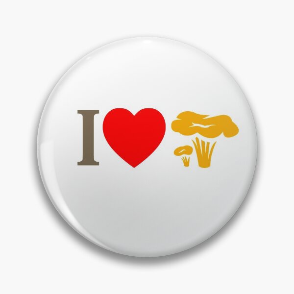Item preview, I love mushroom chanterelles I love fungo finferlo  dark theme designed and sold by Abile84.