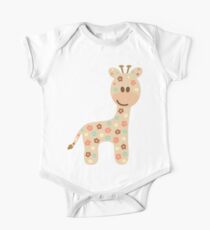 Baby giraffe One Piece - Short Sleeve