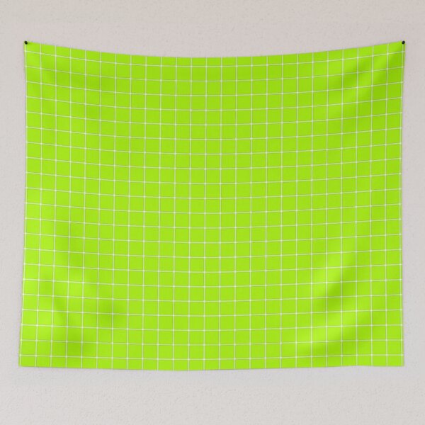 Item preview, Simple Vaporwave Light Green Square Pattern Design designed and sold by OFFICIAL-CANDY.
