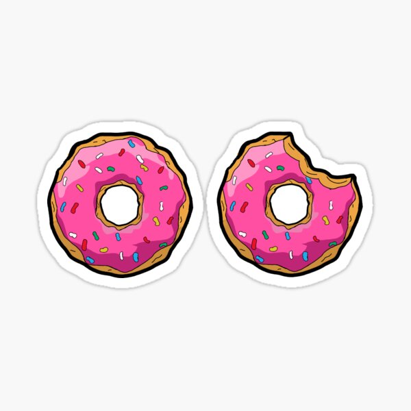 Artikel-Vorschau von rosa bestreuter Donut, designt und verkauft von Gargikapa.