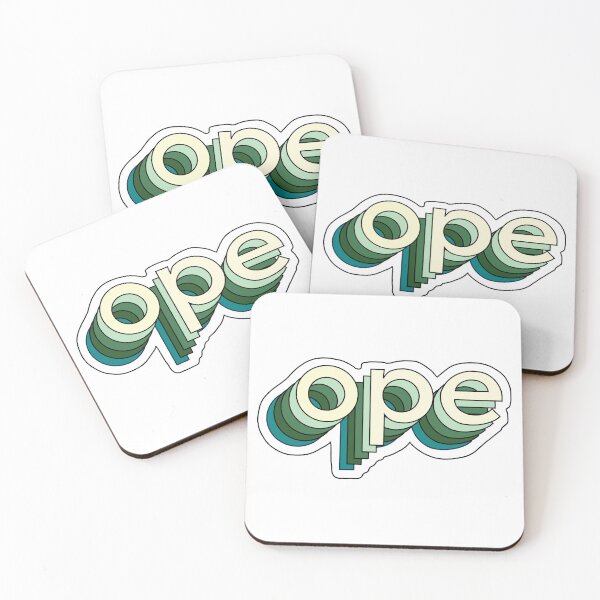 Item preview, "OPE" green color scheme designed and sold by piperdooley.