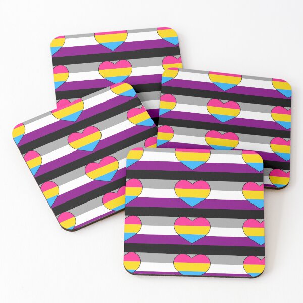 Item preview, Panromantic Asexual Flag designed and sold by BobaPuma.