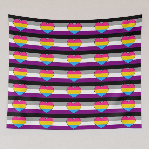 Item preview, Panromantic Asexual Flag designed and sold by BobaPuma.