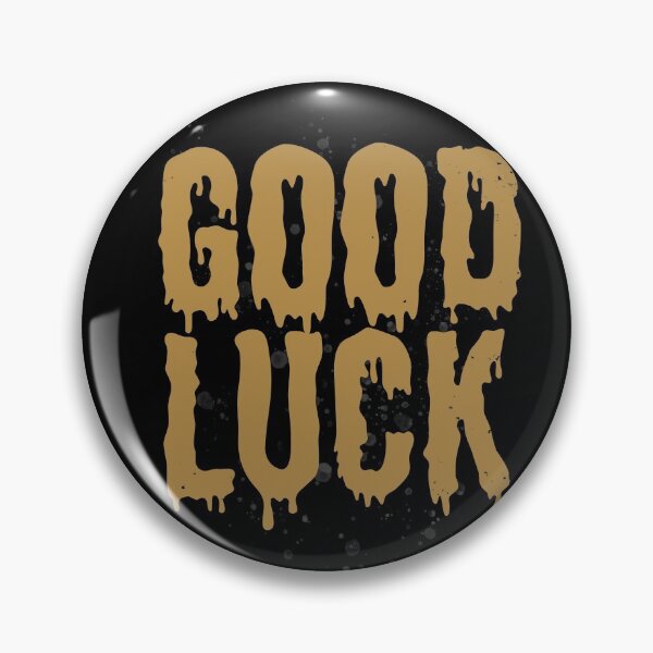 Item preview, Gold Good Luck Message designed and sold by ArtCorp.