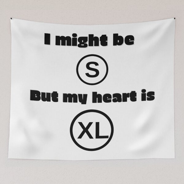 Item preview, I might be small, but my heart is extra large designed and sold by To-the-T.